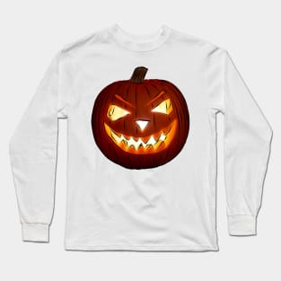 Halloween Kürbis - Graphic Style Long Sleeve T-Shirt